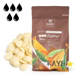Шоколад белый  Zephyr "Cacao Barry" 34%