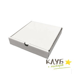 Коробка для пиццы/пирога (микрогофрокартон) 25х25х4 см