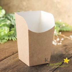 Стакан квадратный крафт, h=11 см