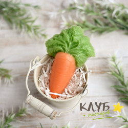 Морковка, форма пластиковая