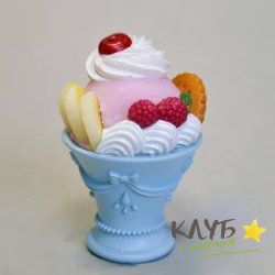 Мороженое с фруктами, форма силиконовая