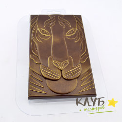 Тигр, форма пластиковая для шоколада